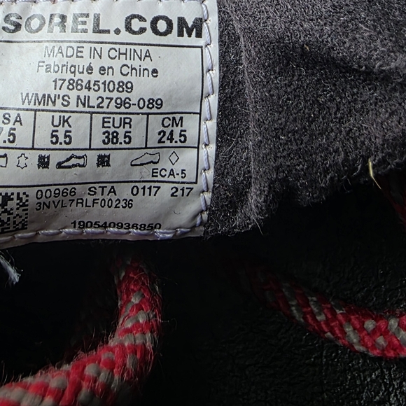 Sorel Premium Wedge Ankle Boot Booties Shale Lexie Sz 7.5 - Picture 5 of 6